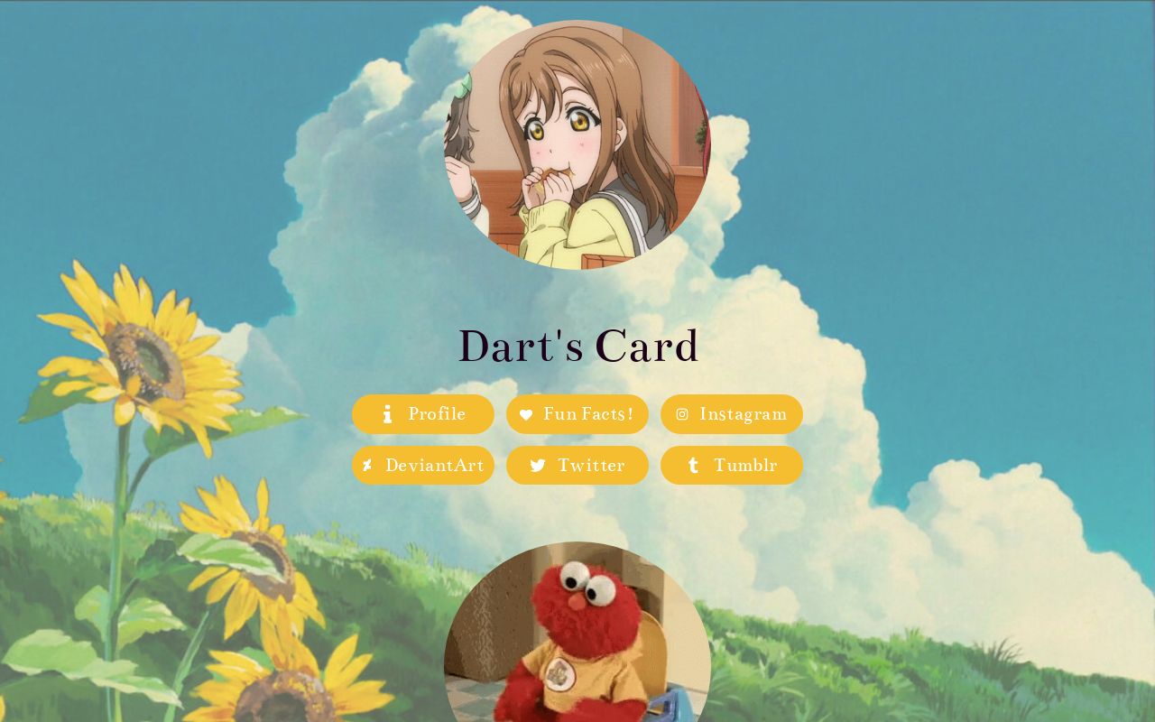 Carrd profile picture for @darts